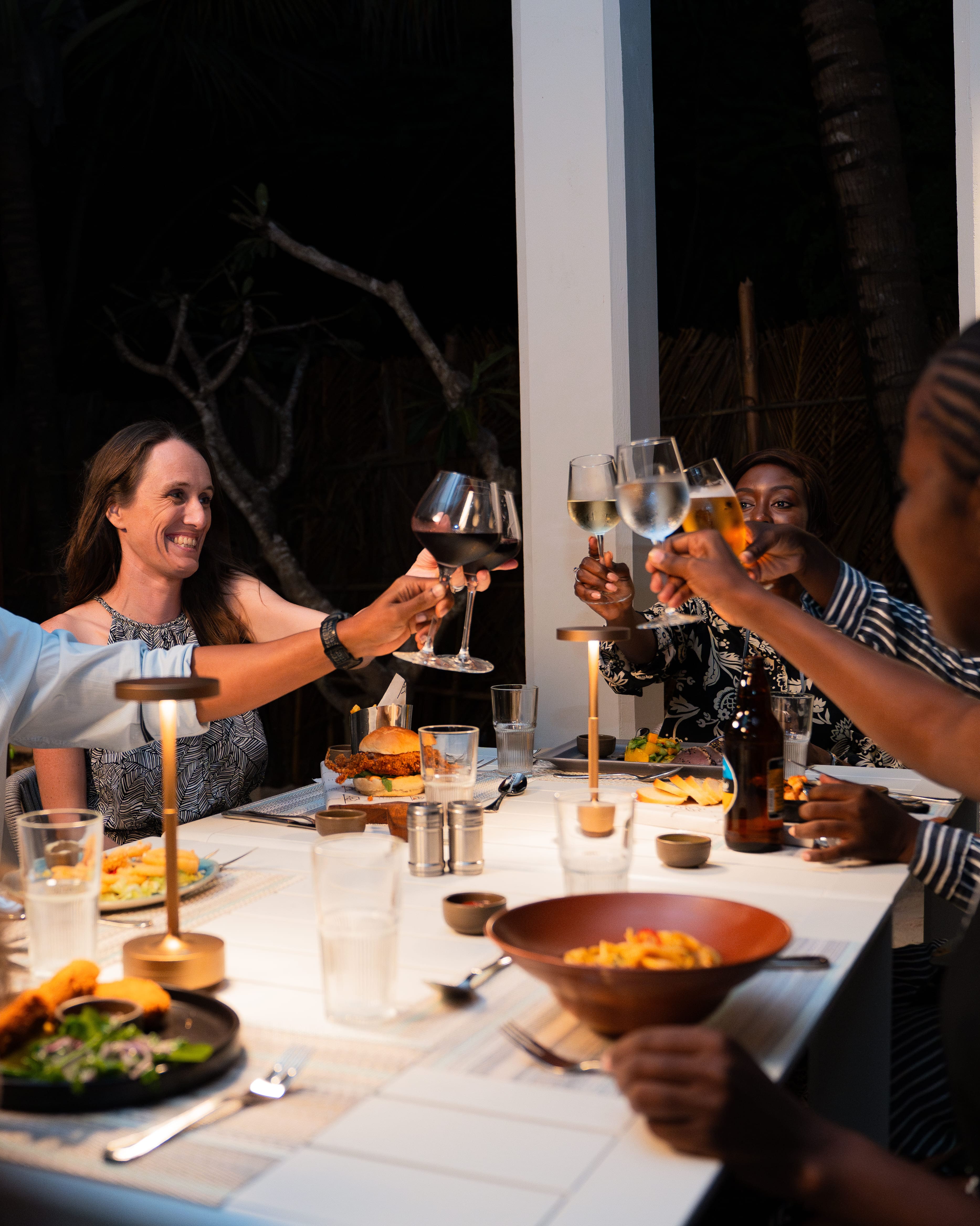 Chef plating a dish at Tribal Kilifi Beach